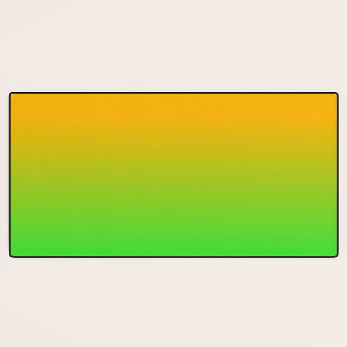 Ombre Color Orange Green Shade  Desk Mat Gallery Image 3