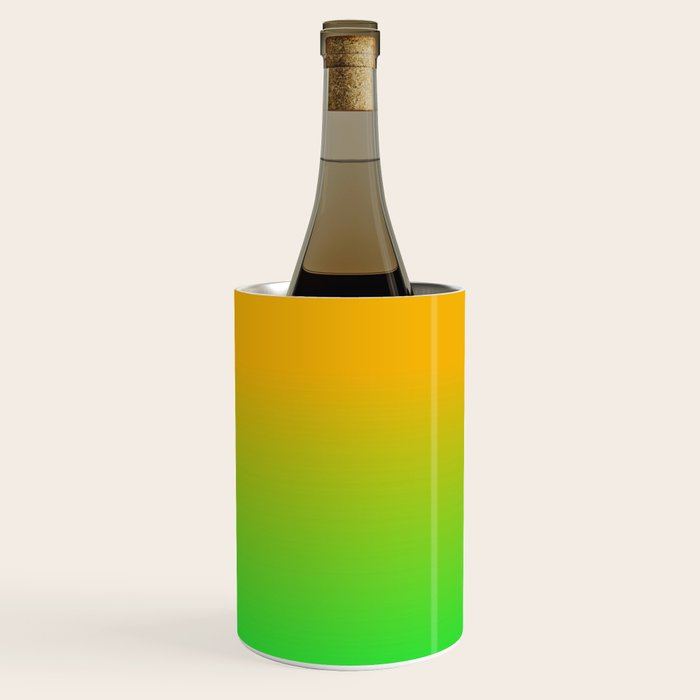 Ombre Color Orange Green Shade  Wine Chiller Gallery Image 1