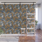 Exotic Tiger Oasis Dark Wall Mural Gallery Image 1