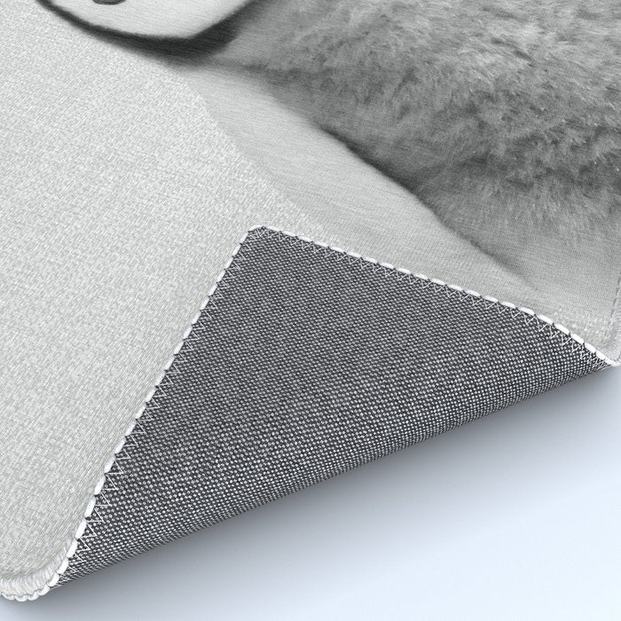 Baby Penguin - Black & White Rug Gallery Image 4