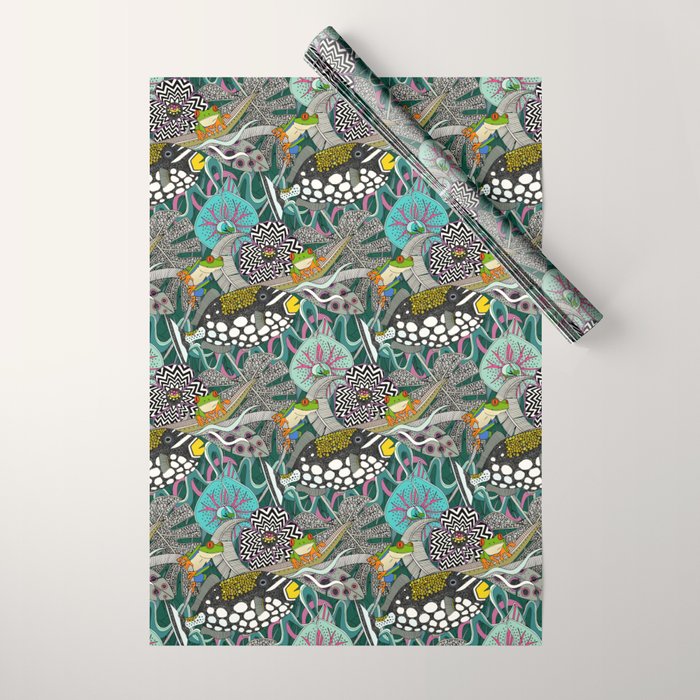 ASHA green Wrapping Paper Gallery Image 1