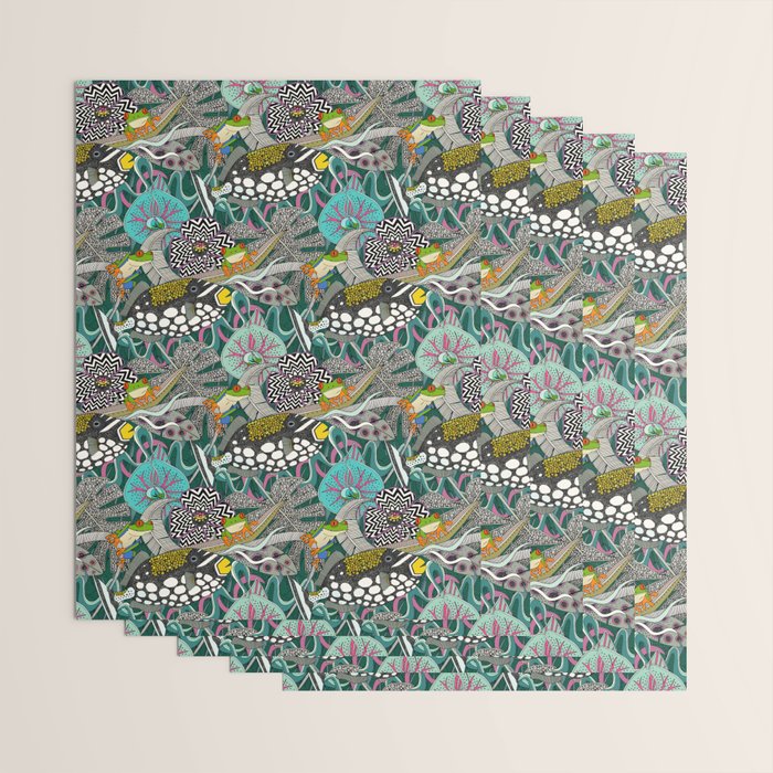 ASHA green Wrapping Paper Gallery Image 3