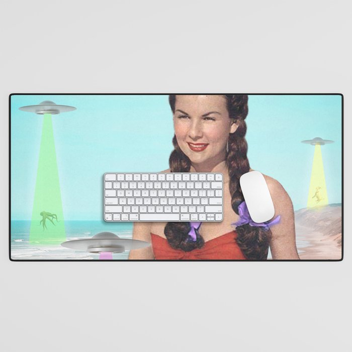 Abductions on the Beach Desk Mat Gallery Image 1