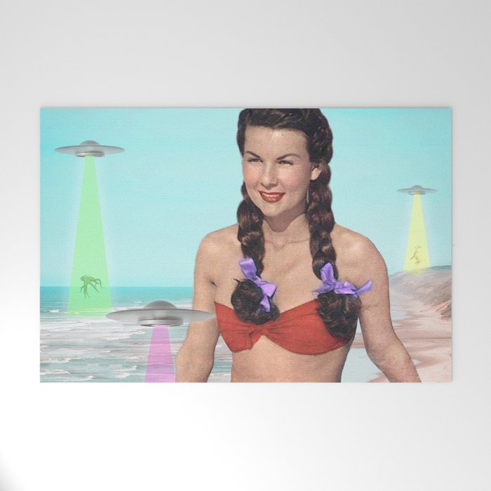 Abductions on the Beach Welcome Mat Gallery Image 1