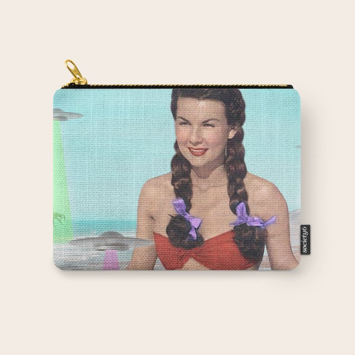 Abductions on the Beach Carry All Pouch Gallery Image 1