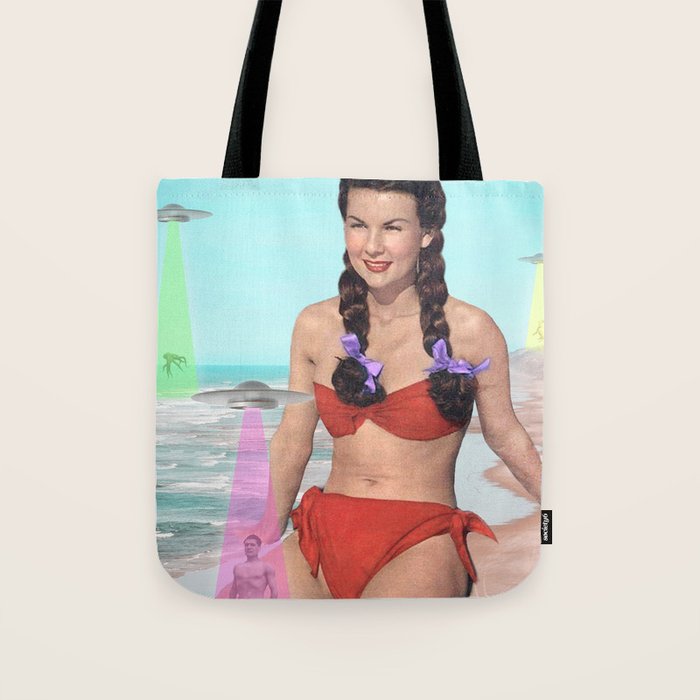 Abductions on the Beach Tote Bag Gallery Image 1