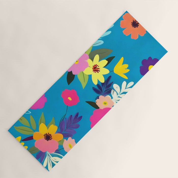 Indigo Blossom Yoga Mat Gallery Image 1
