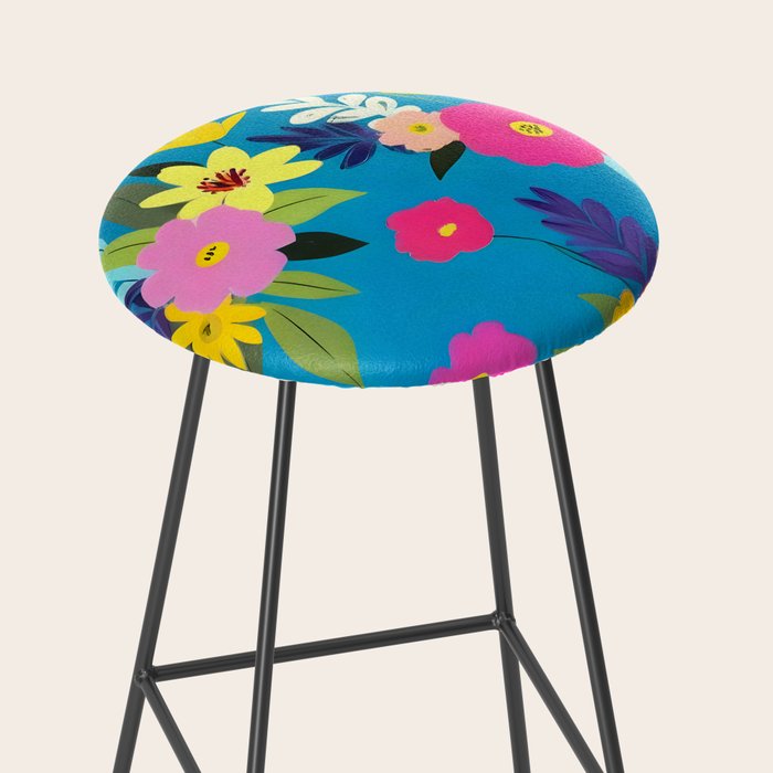 Indigo Blossom Stool Gallery Image 2