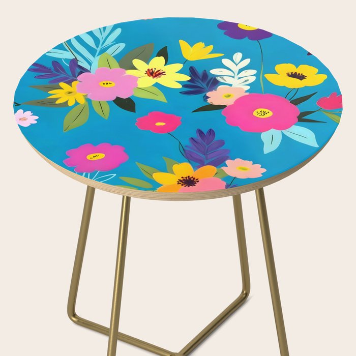 Indigo Blossom Side Table Gallery Image 2