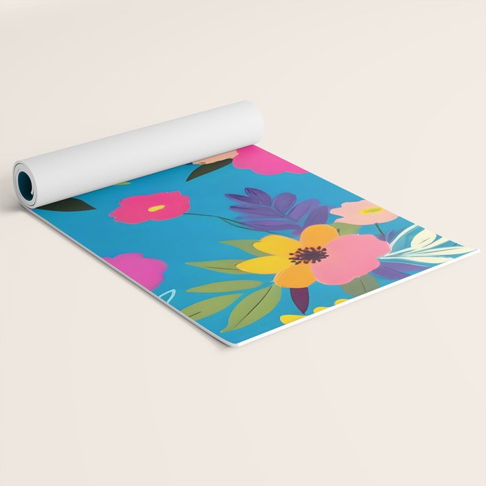 Indigo Blossom Yoga Mat Gallery Image 2