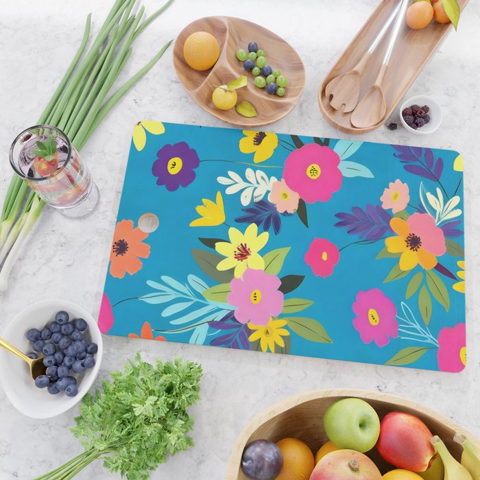 Indigo Blossom Cutting Board Gallery Image 2