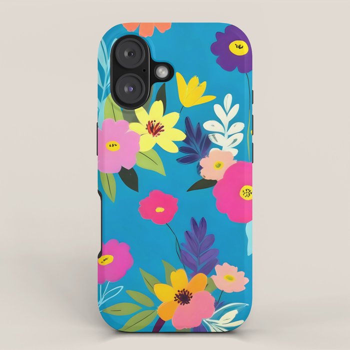 Indigo Blossom iPhone Case Gallery Image 1