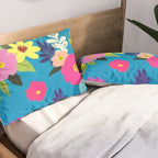 Indigo Blossom Pillow Sham Gallery Image 2