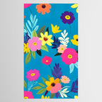 Indigo Blossom Tablecloth Gallery Image 2