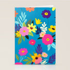 Indigo Blossom Stationery Card Gallery Image 2