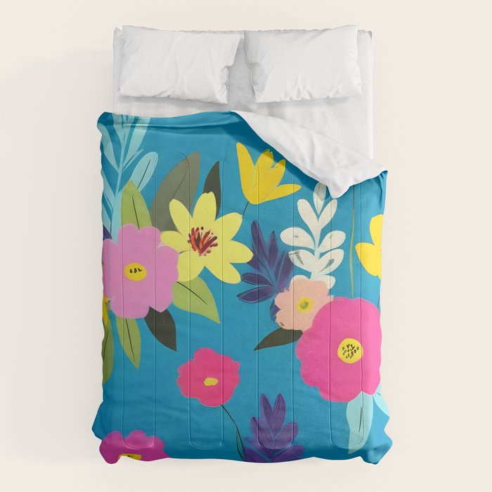 Indigo Blossom Comforter Gallery Image 6