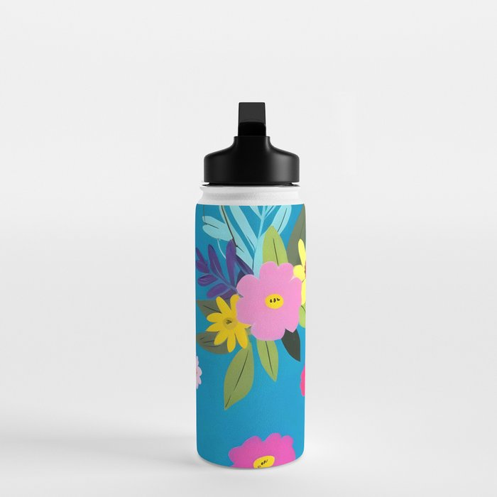 Indigo Blossom Water Bottle Gallery Image 3