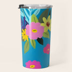 Indigo Blossom Travel Mug Gallery Image 3