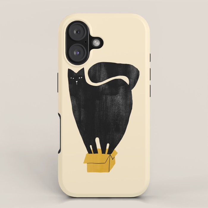 Cat in a box iPhone Case Gallery Image 1