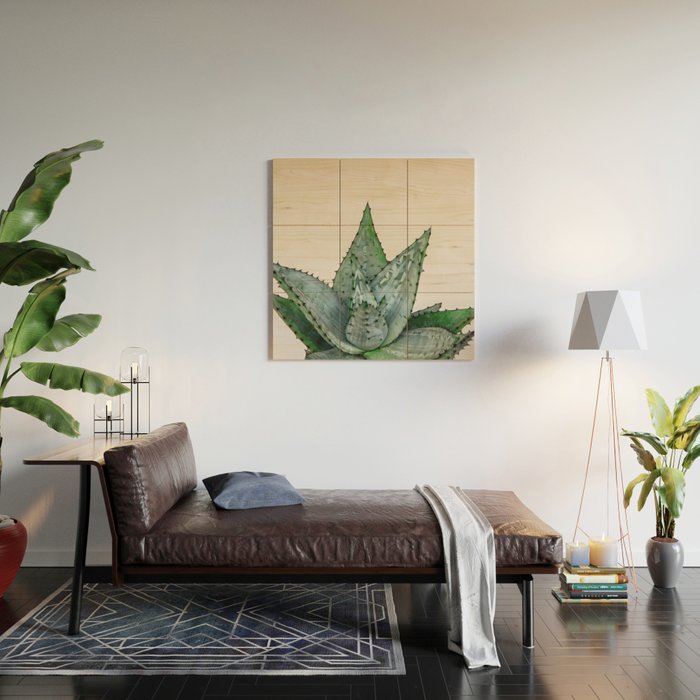 nature VI cactus Wood Wall Art Gallery Image 2