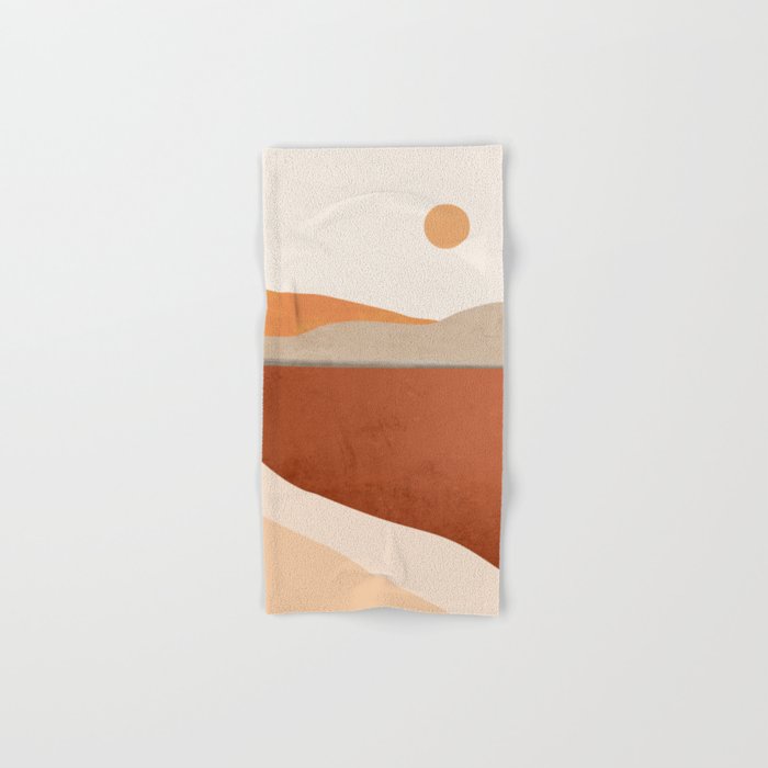 Minimal Abstract Art Landscape 11 Bath Towel Gallery Image 1
