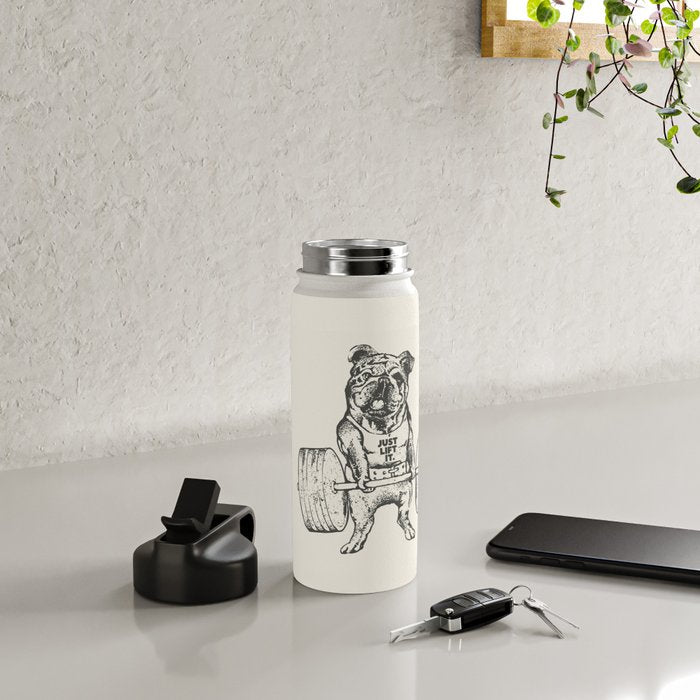 English Bulldog Lift Water Bottle Gallery Image 4