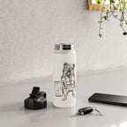 English Bulldog Lift Water Bottle Gallery Image 4