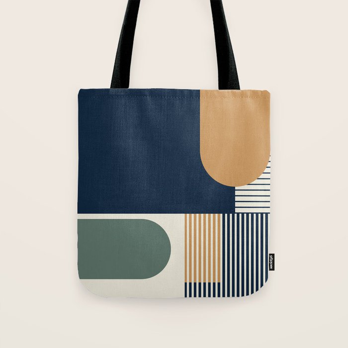 Cool Color Pallette Pattern Tote Bag Gallery Image 1