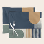 Cool Color Pallette Pattern Placemat Gallery Image 1