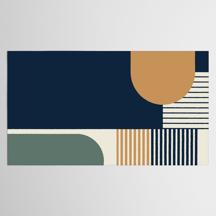 Cool Color Pallette Pattern Tablecloth Gallery Image 2