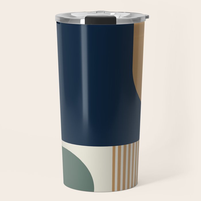 Cool Color Pallette Pattern Travel Mug Gallery Image 1