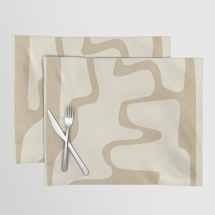 Modern Abstract Shapes 20 Placemat Gallery Image 1