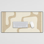 Modern Abstract Shapes 20 Desk Mat Gallery Image 1