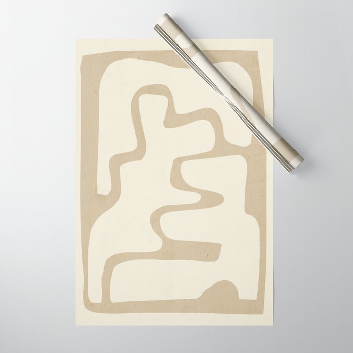 Modern Abstract Shapes 20 Wrapping Paper Gallery Image 1