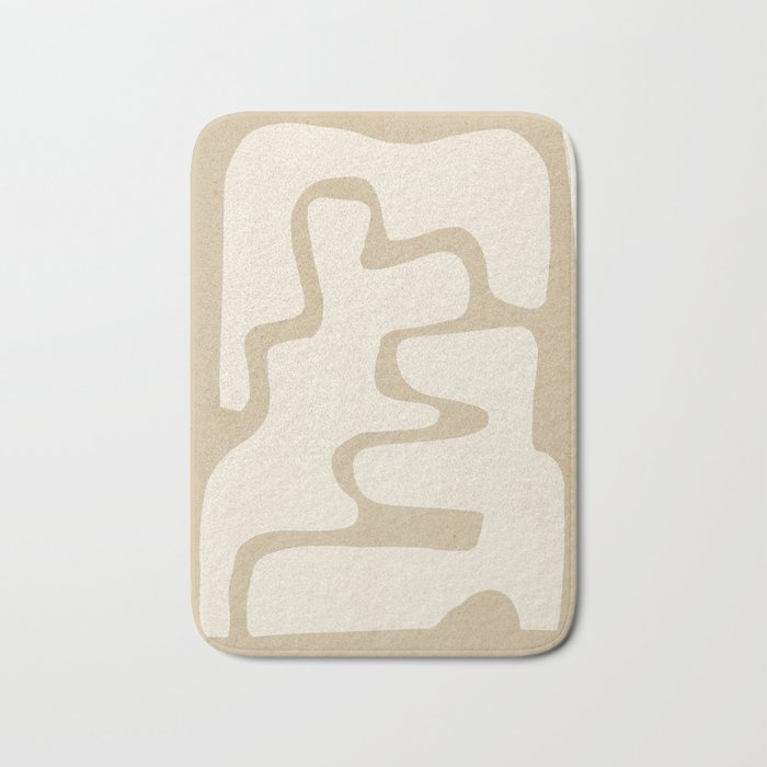 Modern Abstract Shapes 20 Bath Mat Gallery Image 1