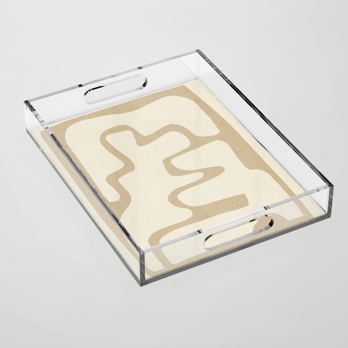 Modern Abstract Shapes 20 Acrylic Tray Gallery Image 1