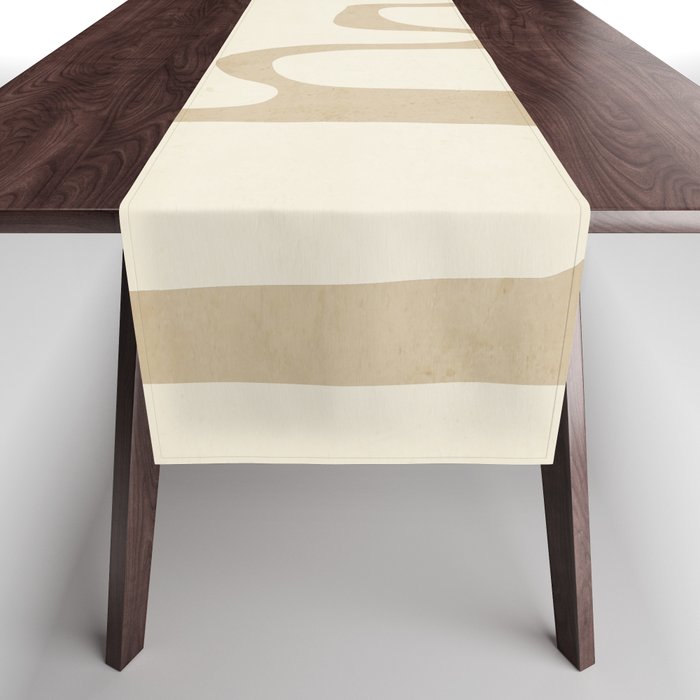 Modern Abstract Shapes 20 Table Runner Gallery Image 1