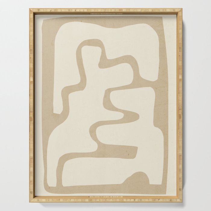Modern Abstract Shapes 20 Serving Tray Gallery Image 1