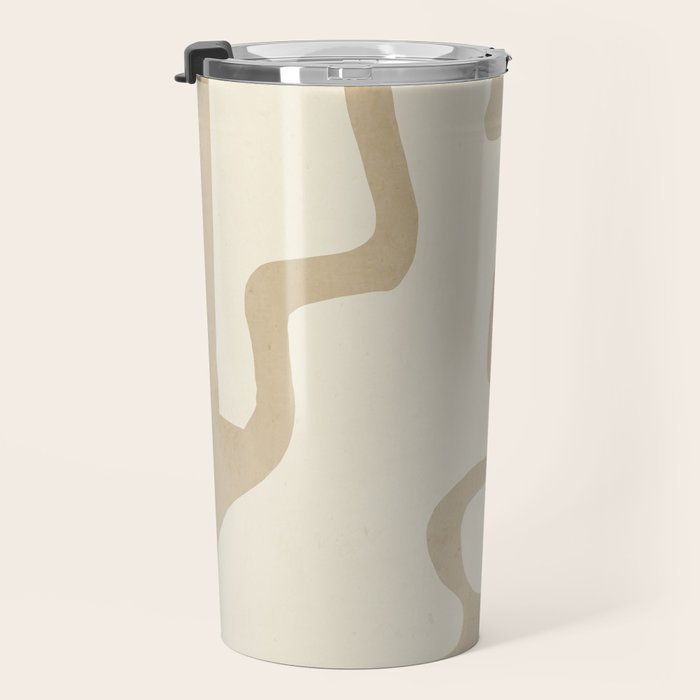 Modern Abstract Shapes 20 Travel Mug Gallery Image 3