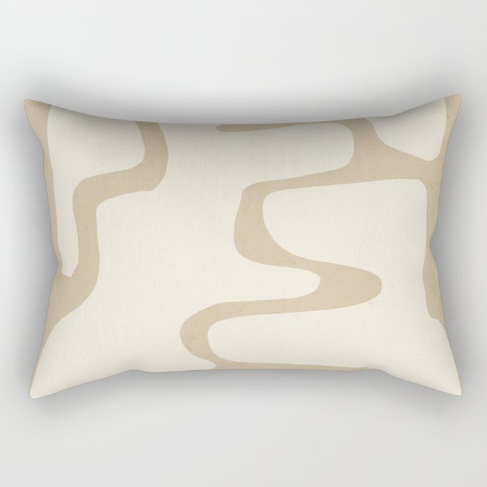 Modern Abstract Shapes 20 Rectangular Pillow Gallery Image 1