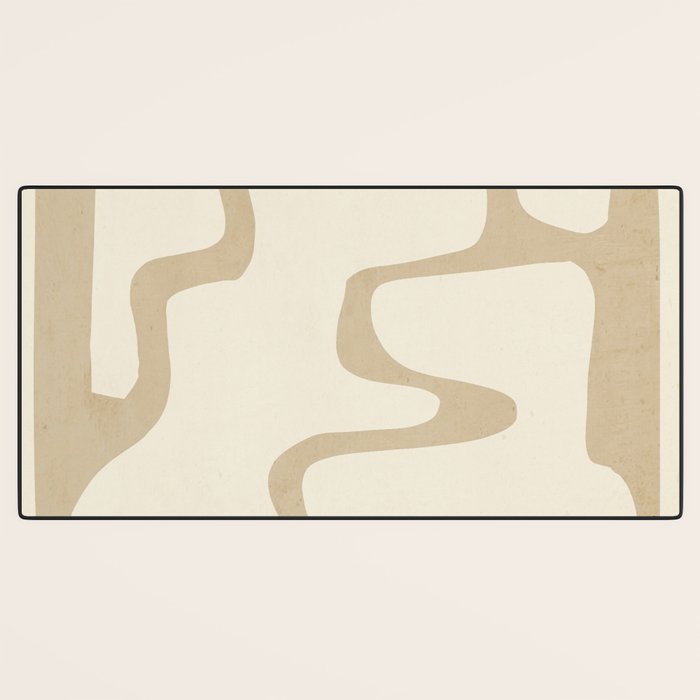 Modern Abstract Shapes 20 Desk Mat Gallery Image 3