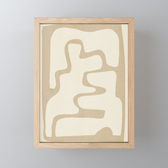 Modern Abstract Shapes 20 Mini Art Print Gallery Image 1