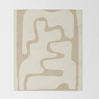 Modern Abstract Shapes 20 Throw Blanket Gallery Image 2