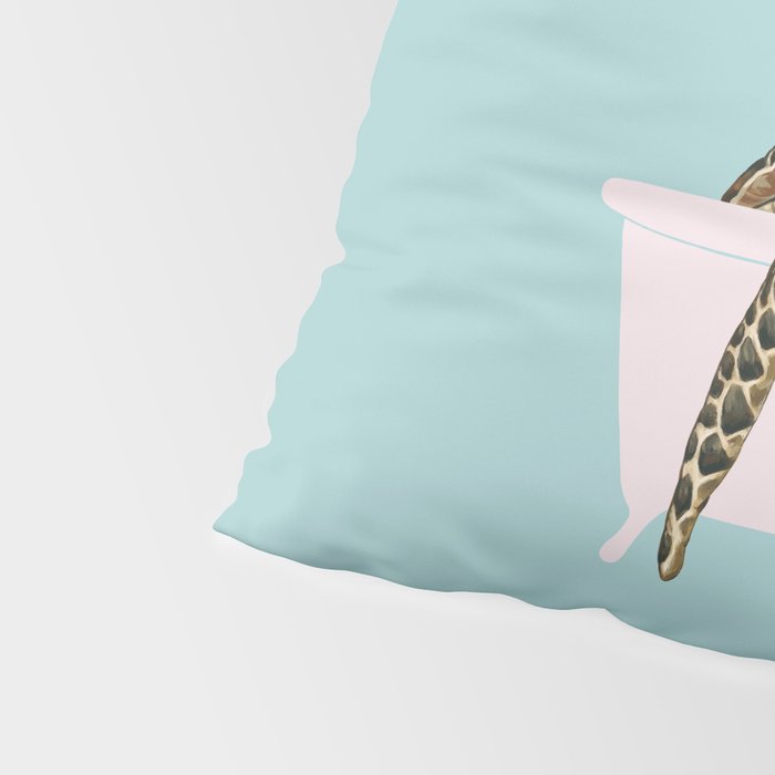 Sea Turtle in Bathtub in Blue Pillow Sham Gallery Image 4