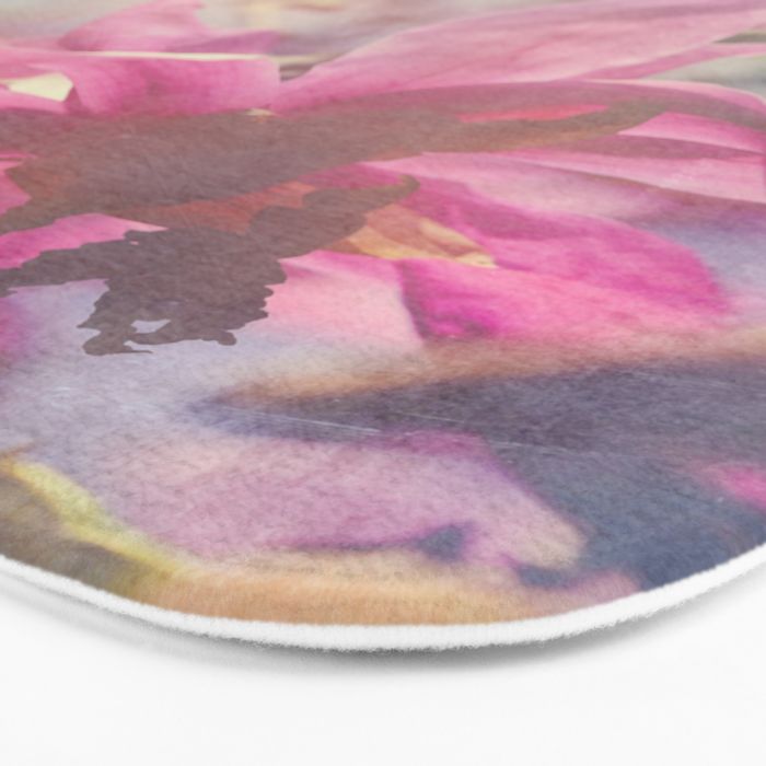 Her Heart Bloomed with Love in the Spring Bath Mat Gallery Image 3