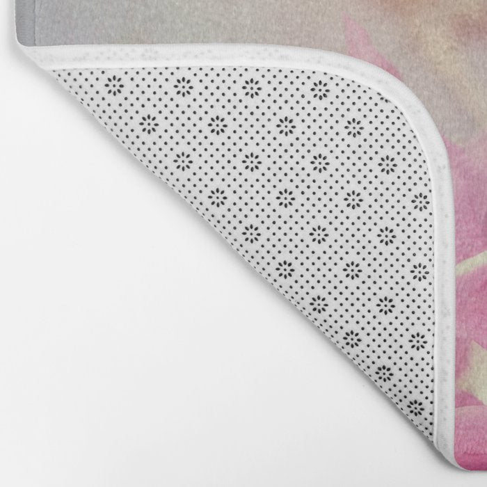 Her Heart Bloomed with Love in the Spring Bath Mat Gallery Image 2