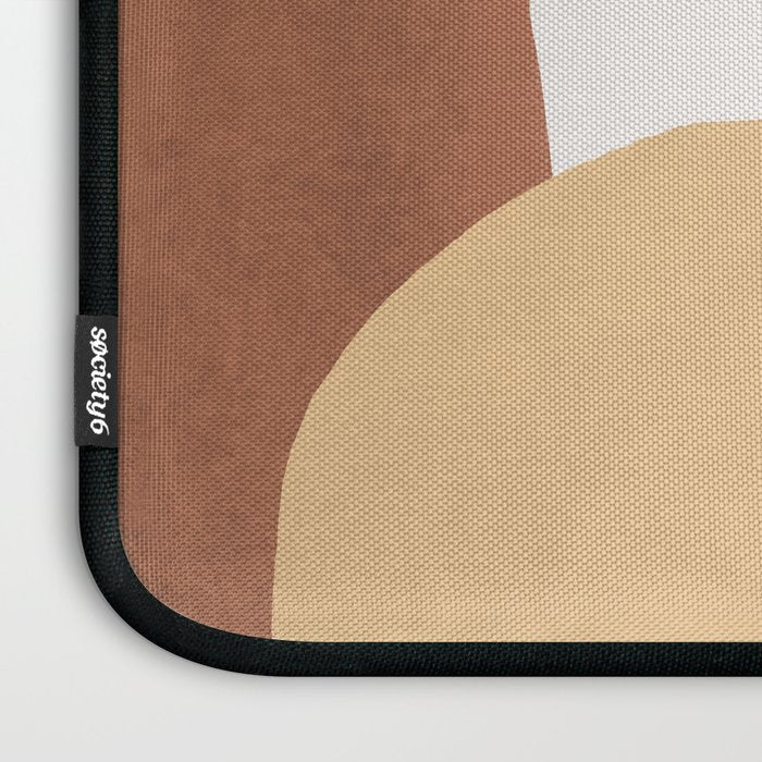 Abstract Earth 1-2 - Painted Shapes Laptop Sleeve Gallery Image 3