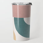 Abstract Earth 1-2 - Painted Shapes Travel Mug Gallery Image 2
