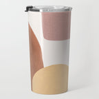 Abstract Earth 1-2 - Painted Shapes Travel Mug Gallery Image 3