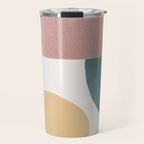Abstract Earth 1-2 - Painted Shapes Travel Mug Gallery Image 1